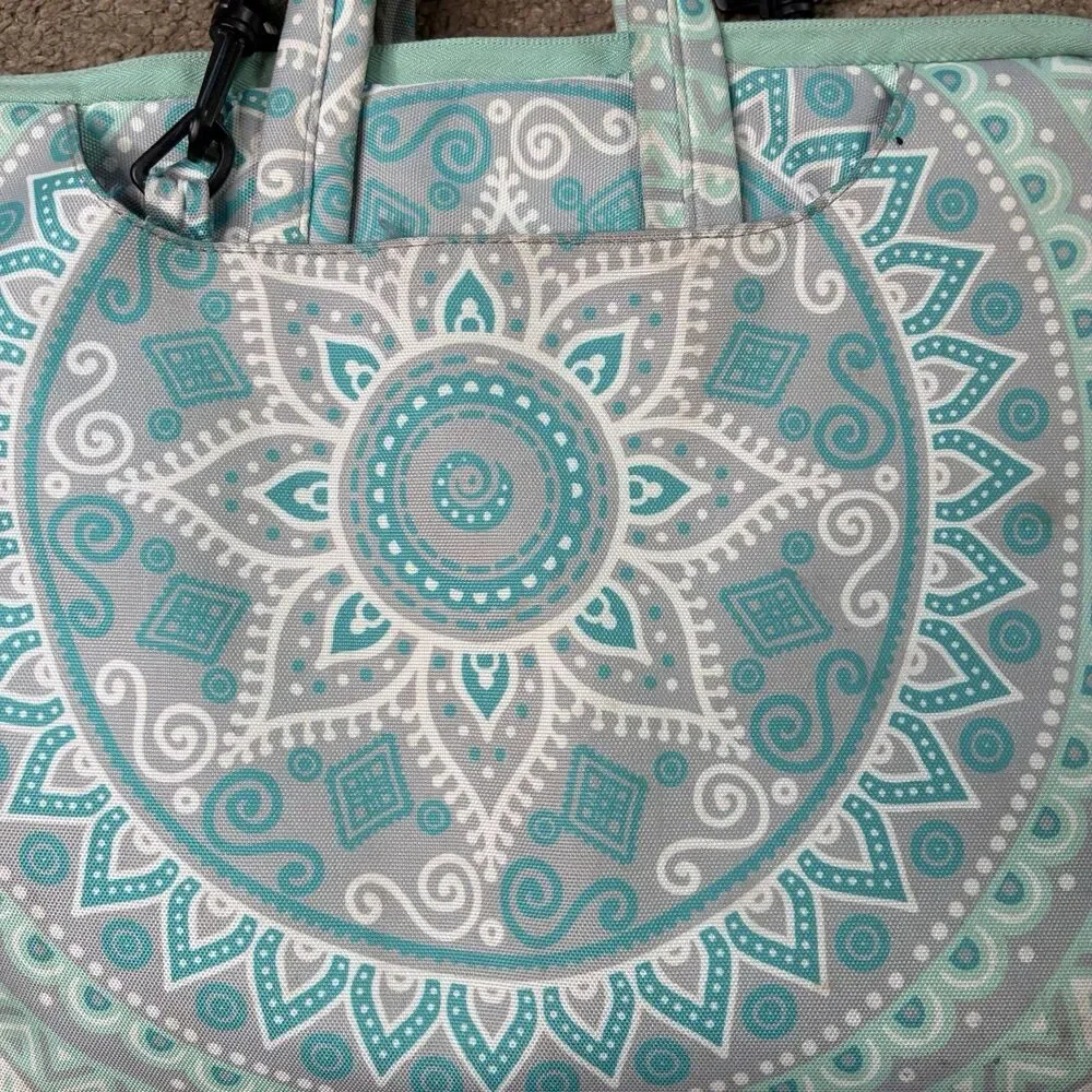MOSISO Canvas Mandala Laptop Shoulder Bag Carrying Case 13